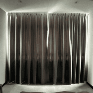 dark grey dimout night curtain