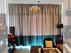 Two Tone Dimout Night Curtains